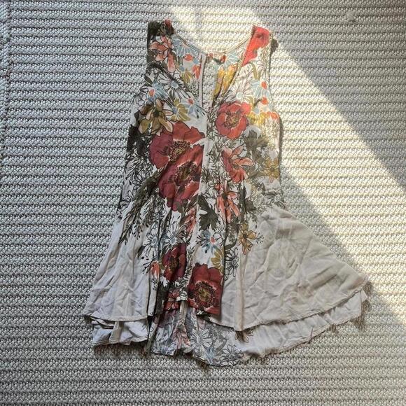 FREE PEOPLE Backyard Floral Tunic Dress - Picture 2 of 5
